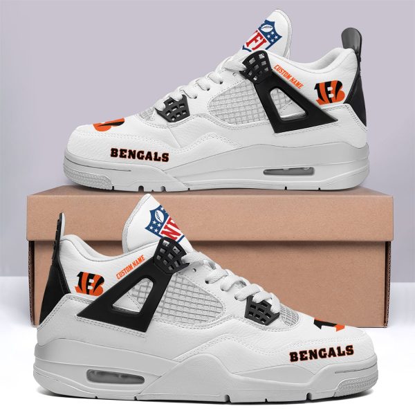 Cincinnati Bengals AJ4 Sneakers Shoes For Men And Women_1543 - Image 2