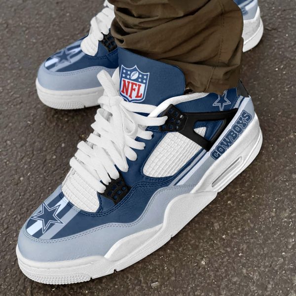 Dallas Cowboys AJ4 Sneakers Shoes For Men And Women_1329