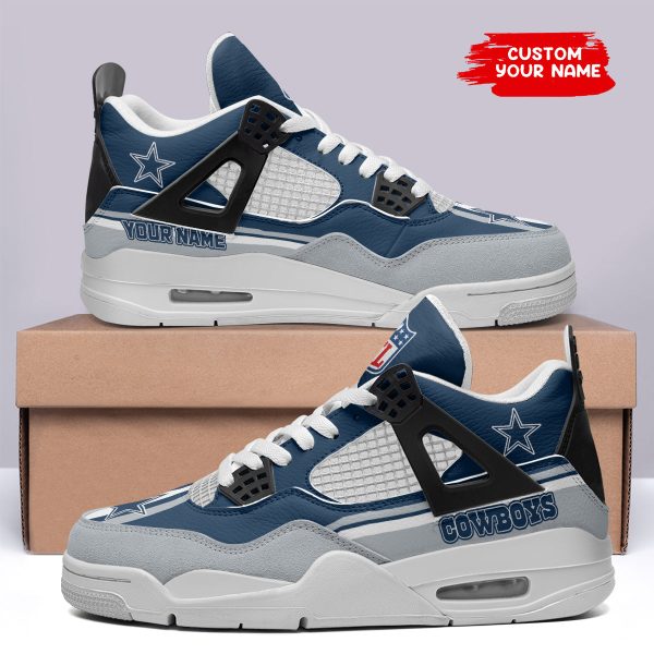 Dallas Cowboys AJ4 Sneakers Shoes For Men And Women_1329 - Image 3