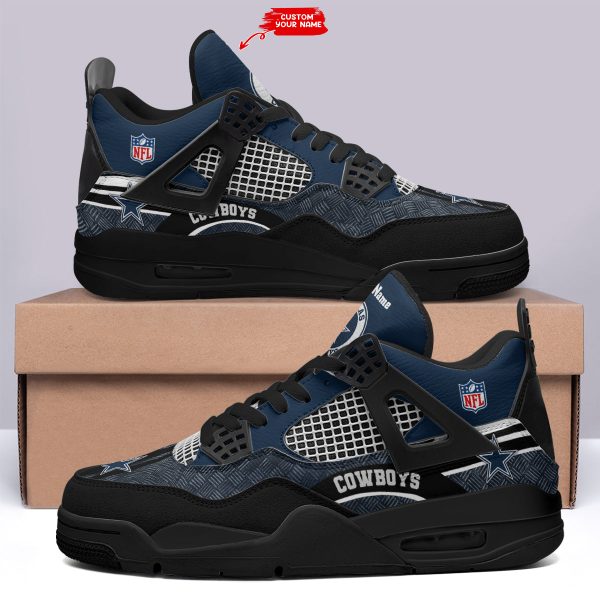 Dallas Cowboys AJ4 Sneakers Shoes For Men And Women_5758