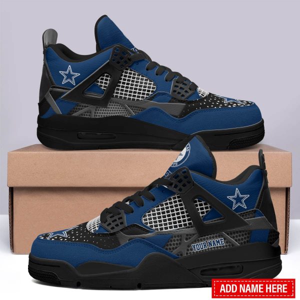 Dallas Cowboys AJ4 Sneakers Shoes For Men And Women_5947