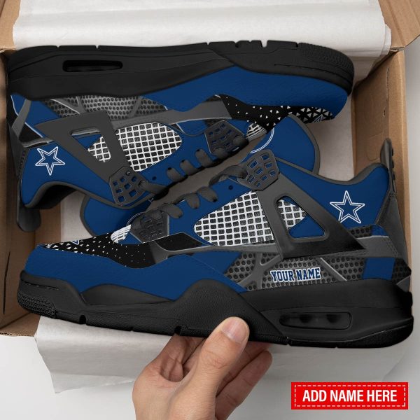 Dallas Cowboys AJ4 Sneakers Shoes For Men And Women_5947 - Image 3