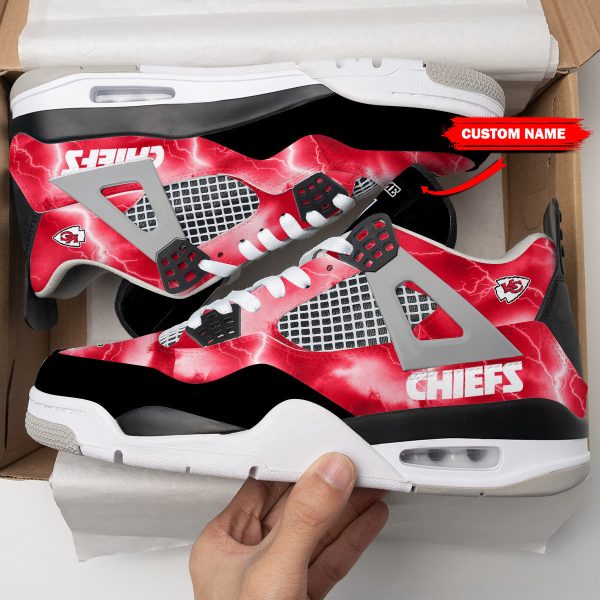 Kansas City Chiefs AJ4 Sneakers Shoes For Men And Women_2806