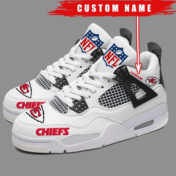 Kansas City Chiefs AJ4 Sneakers Shoes For Men And Women_3993