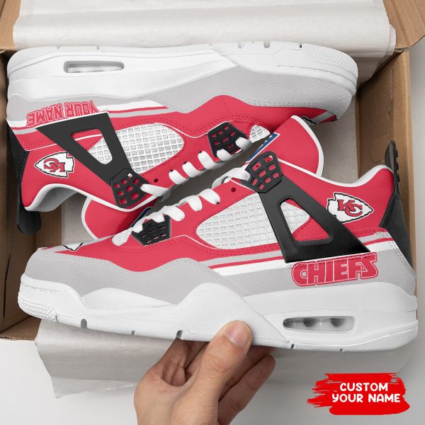 Kansas City Chiefs AJ4 Sneakers Shoes For Men And Women_4942