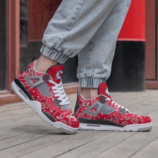 Kansas City Chiefs AJ4 Sneakers Shoes For Men And Women_6425