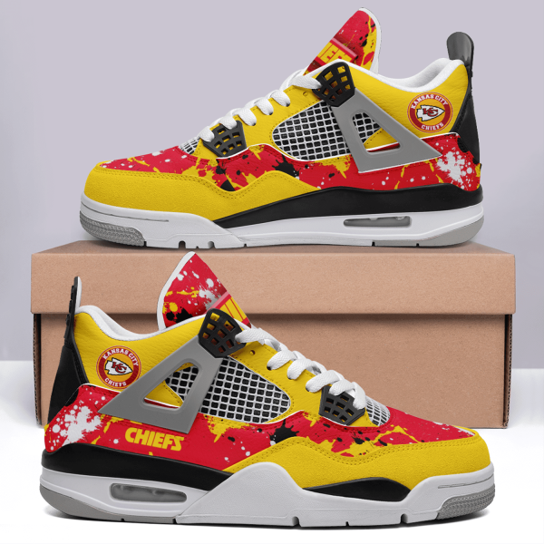 Kansas City Chiefs AJ4 Sneakers Shoes For Men And Women_7738