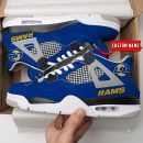 Los Angeles Rams AJ4 Sneakers Shoes For Men And Women_5268