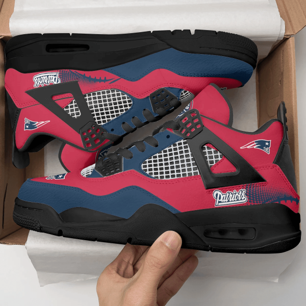 New England Patriots AJ4 Sneakers Shoes For Men And Women_4200