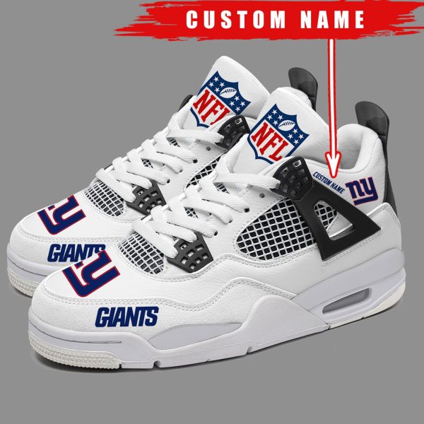 New York Giants AJ4 Sneakers Shoes For Men And Women_5021