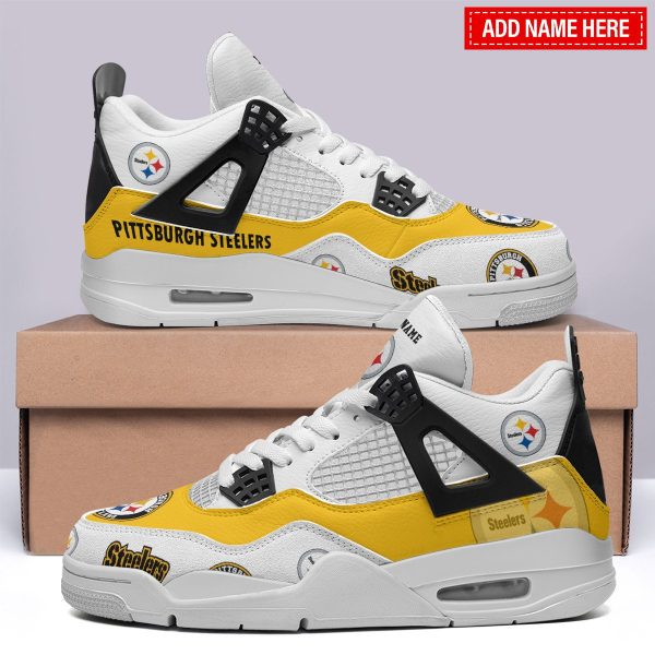Pittsburgh Steelers AJ4 Sneakers Shoes For Men And Women_2971