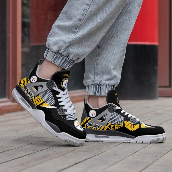Pittsburgh Steelers AJ4 Sneakers Shoes For Men And Women_4579