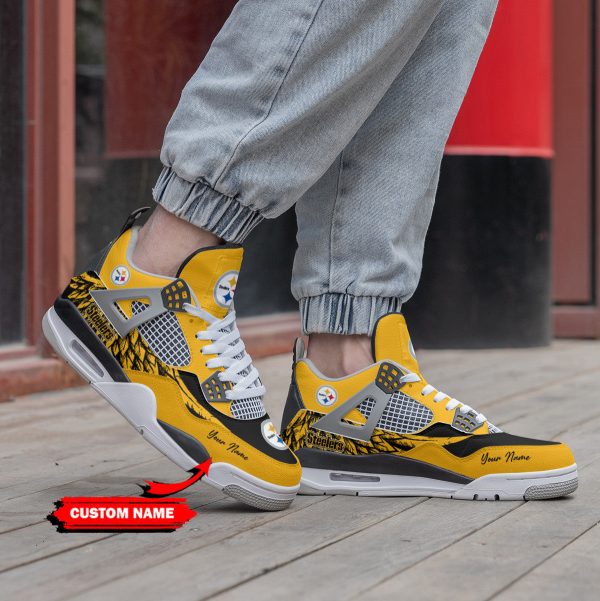 Pittsburgh Steelers AJ4 Sneakers Shoes For Men And Women_5870