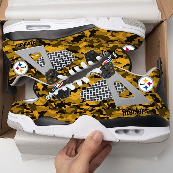Pittsburgh Steelers AJ4 Sneakers Shoes For Men And Women_8670