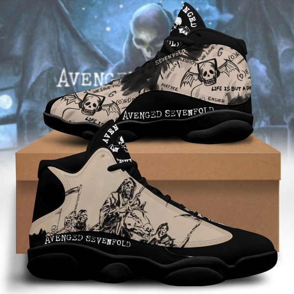 Avenged Sevenfold AJ13 Sneakers Shoes For Men And Women