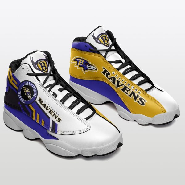 Baltimore Ravens NFL AJ13 Sneakers Shoes For Men And Women 22