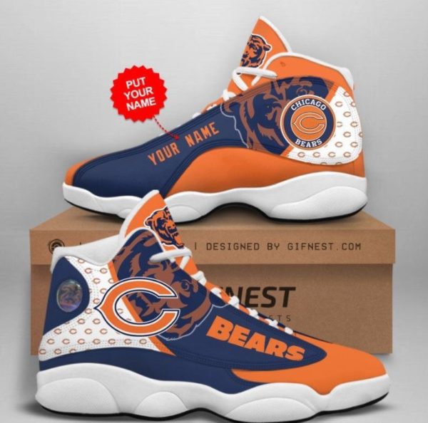 Chicago Bears NFL AJ13 Sneakers Shoes For Men And Women 14