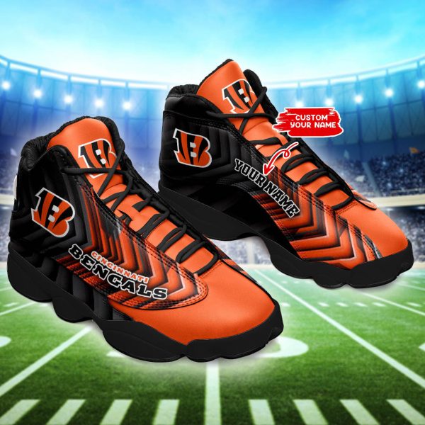 Cincinnati Bengals NFL AJ13 Sneakers Shoes For Men And Women 3