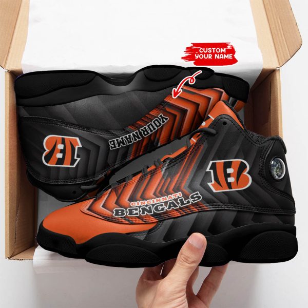Cincinnati Bengals NFL AJ13 Sneakers Shoes For Men And Women 3 - Image 2