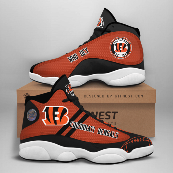 Cincinnati Bengals NFL AJ13 Sneakers Shoes For Men And Women 7