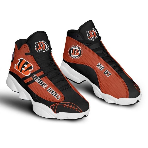 Cincinnati Bengals NFL AJ13 Sneakers Shoes For Men And Women 7 - Image 2