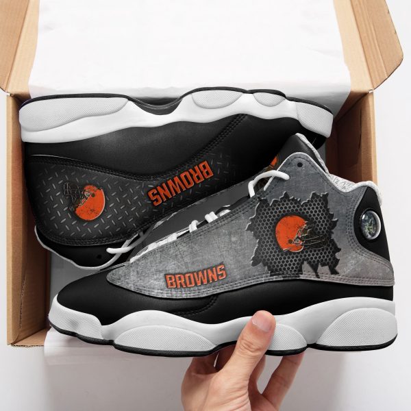 Cleveland Browns NFL AJ13 Sneakers Shoes For Men And Women 3
