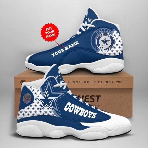 Dallas Cowboys NFL AJ13 Sneakers Shoes For Men And Women 110