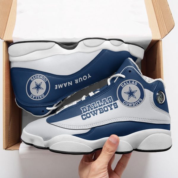 Dallas Cowboys NFL AJ13 Sneakers Shoes For Men And Women 115 - Image 2