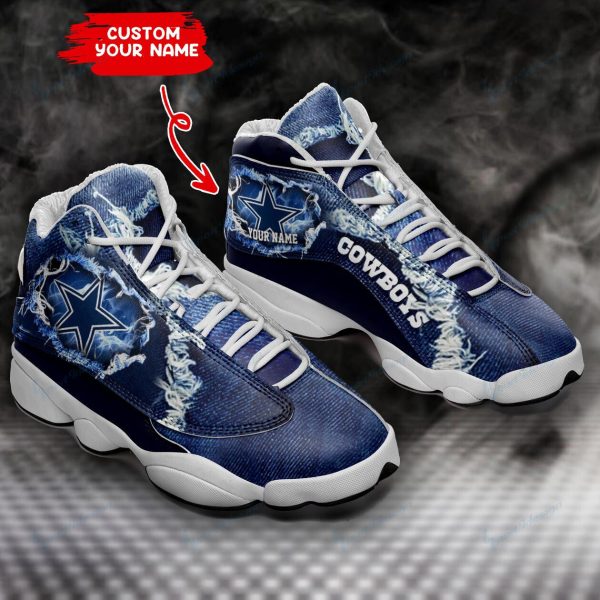 Dallas Cowboys NFL AJ13 Sneakers Shoes For Men And Women 118