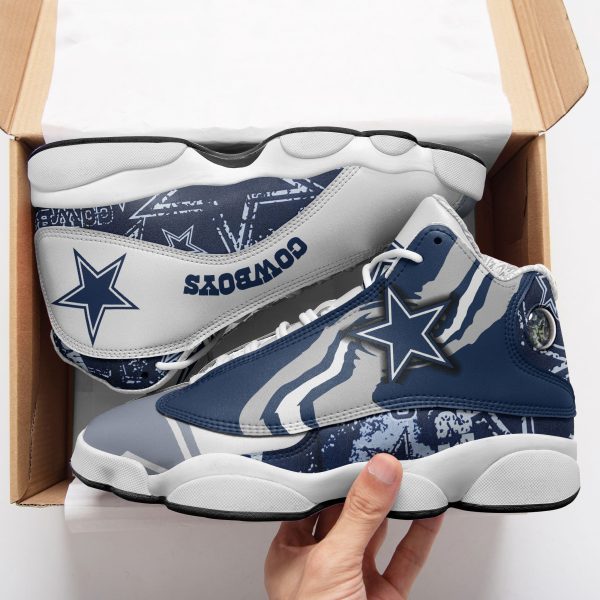 Dallas Cowboys NFL AJ13 Sneakers Shoes For Men And Women 12