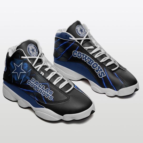 Dallas Cowboys NFL AJ13 Sneakers Shoes For Men And Women 126 - Image 2