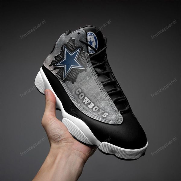Dallas Cowboys NFL AJ13 Sneakers Shoes For Men And Women 127 - Image 2