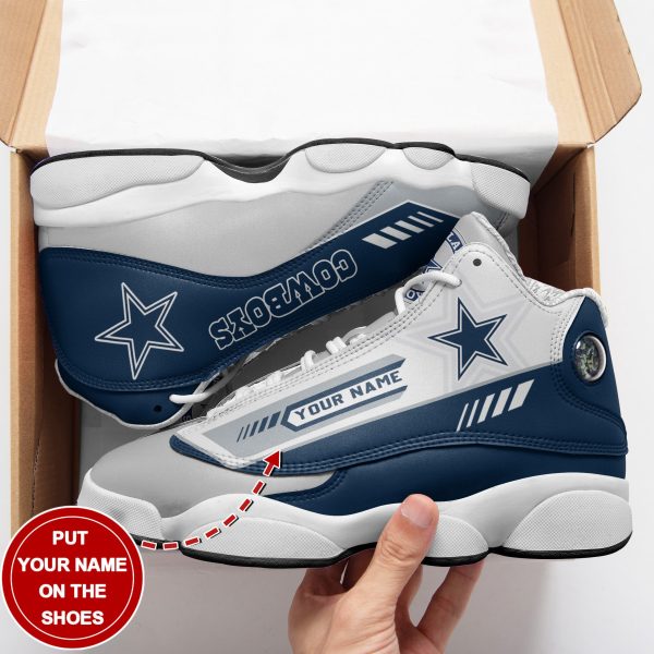 Dallas Cowboys NFL AJ13 Sneakers Shoes For Men And Women 50 - Image 2