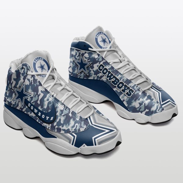 Dallas Cowboys NFL AJ13 Sneakers Shoes For Men And Women 56 - Image 2