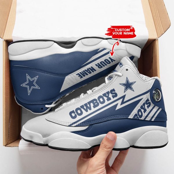 Dallas Cowboys NFL AJ13 Sneakers Shoes For Men And Women 57 - Image 2