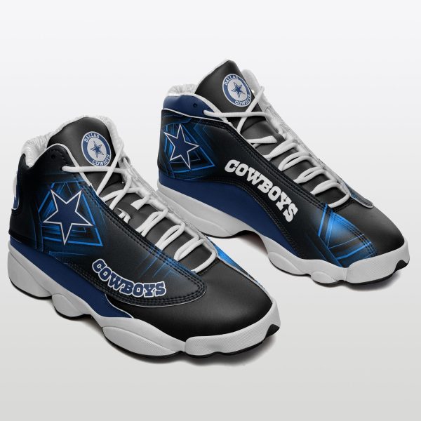 Dallas Cowboys NFL AJ13 Sneakers Shoes For Men And Women 7 - Image 2