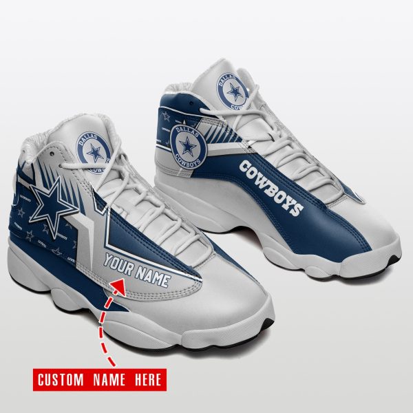 Dallas Cowboys NFL AJ13 Sneakers Shoes For Men And Women 74