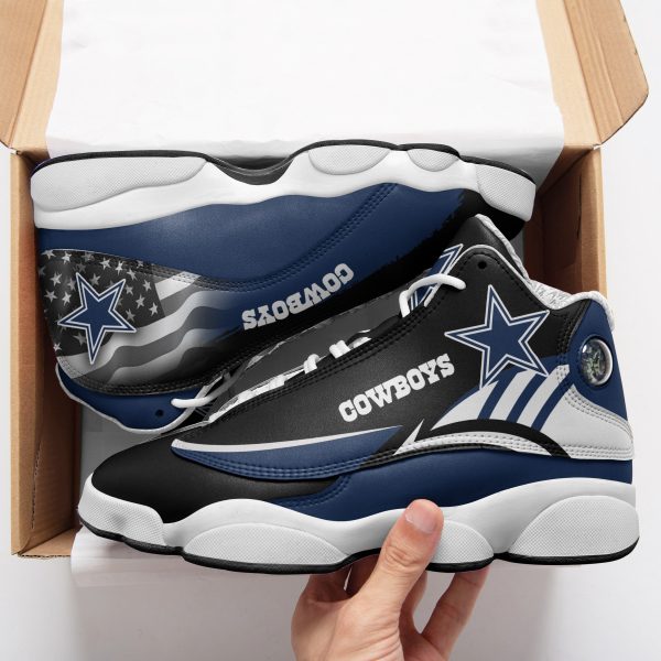 Dallas Cowboys NFL AJ13 Sneakers Shoes For Men And Women 78 - Image 2