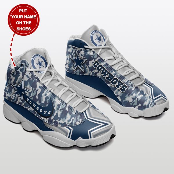 Dallas Cowboys NFL AJ13 Sneakers Shoes For Men And Women 95 - Image 2
