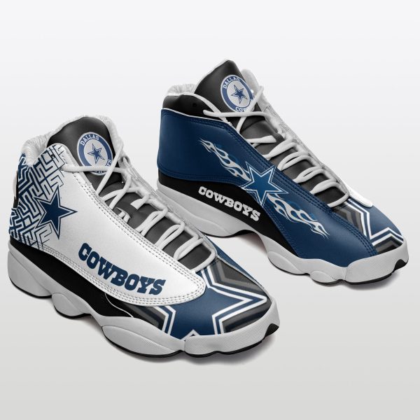 Dallas Cowboys NFL AJ13 Sneakers Shoes For Men And Women 96 - Image 2