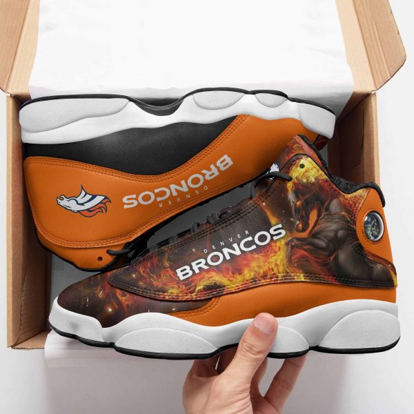Denver Broncos NFL AJ13 Sneakers Shoes For Men And Women 11