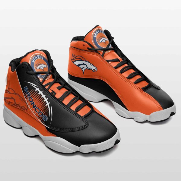 Denver Broncos NFL AJ13 Sneakers Shoes For Men And Women 16