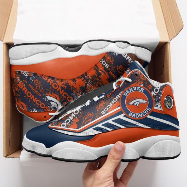 Denver Broncos NFL AJ13 Sneakers Shoes For Men And Women 19