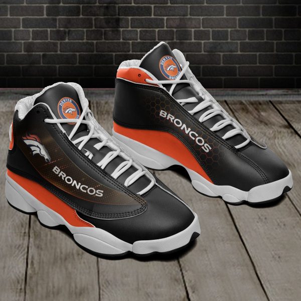 Denver Broncos NFL AJ13 Sneakers Shoes For Men And Women 2 - Image 2