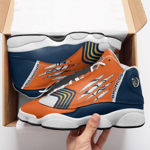 Denver Broncos NFL AJ13 Sneakers Shoes For Men And Women 23 - Image 2