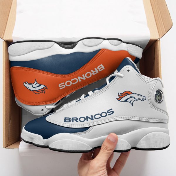 Denver Broncos NFL AJ13 Sneakers Shoes For Men And Women 24 - Image 3