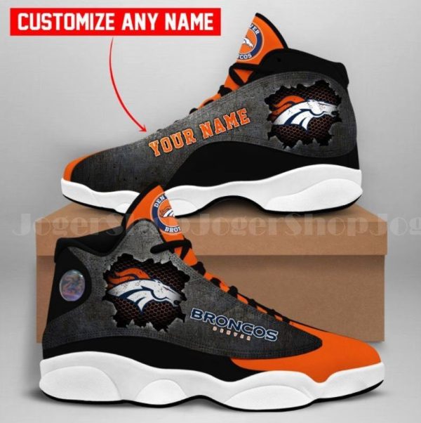 Denver Broncos NFL AJ13 Sneakers Shoes For Men And Women 5