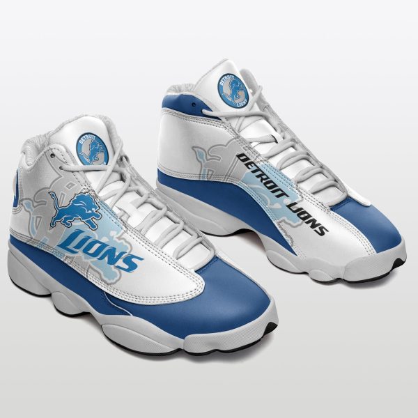 Detroit Lions NFL AJ13 Sneakers Shoes For Men And Women 3