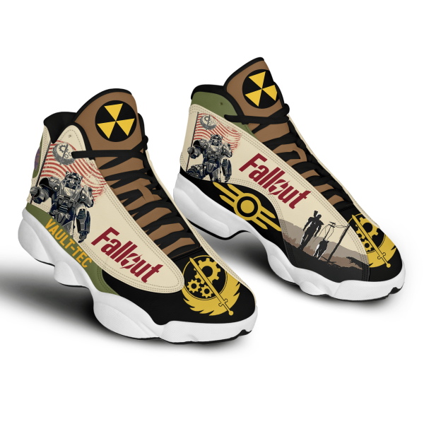 Fallout AJ13 Sneakers Shoes For Men And Women 3 - Image 3