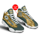 Green Bay Packers NFL AJ13 Sneakers Shoes For Men And Women